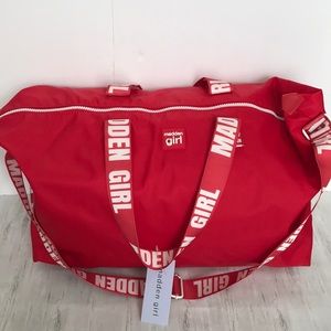 - New with Tags Madden Girl Red Weekender bag